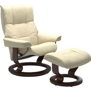 Stressless® Relaxsessel »Mayfair«, (Set, Relaxsessel mit Hocker), mit Classic Base, Gestell Braun