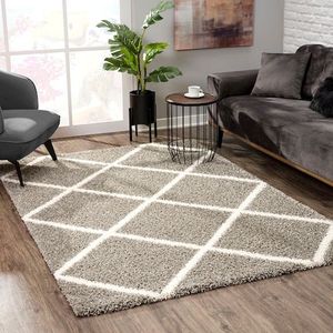 Sanat Hochflor-Teppich »Madrid«, rechteckig, 30 mm Höhe, Wohnzimmer, Langflor, Shaggy Teppich