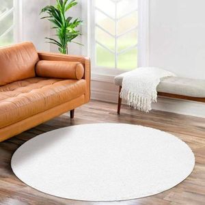 Carpet City Hochflor-Teppich »City Shaggy«, rund, 30 mm Höhe, Teppich Langflor, Uni, Shaggy, flauschig-weich