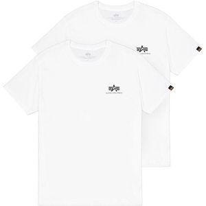 Alpha Industries Rundhalsshirt »Basic T Small Logo 2 Pack«, (Set, 2 tlg.)