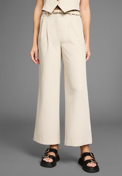 Laura Scott Bundfaltenhose, mit weitem Bein