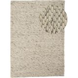 carpetfine Wollteppich »Sina«, rechteckig, 14 mm Höhe, Handweb Teppich, reine Wolle, meliert, handgewebt, weich & kuschelig