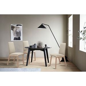 Stressless® Polsterstuhl »Laurel«, Leder BATICK, Low Back, Größe L, mit abgerundeten Beinen in Schwarz