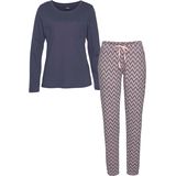 Vivance Dreams Pyjama, (2 tlg.), mit gemusterter Schlafhose