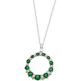 Firetti Kette mit Anhänger »Schmuck Geschenk Silber 925 Halsschmuck Halskette Ankerkette«, mit Zirkonia (synth.)
