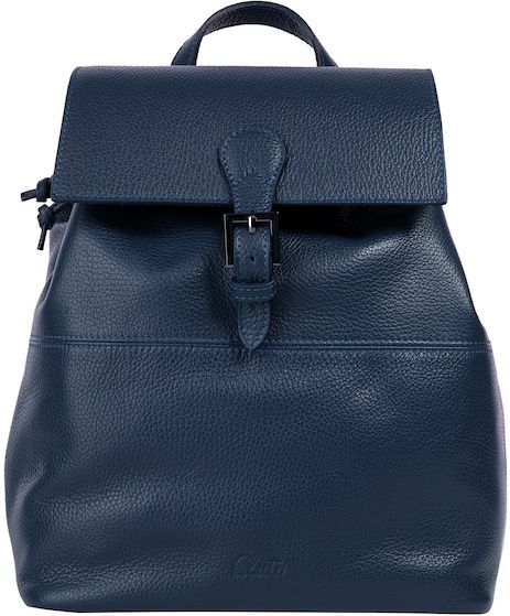 Cluty Cityrucksack, echt Leder, Made in Italy