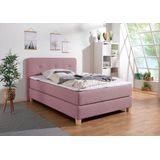 Home affaire Boxspringbett »Fargo«, inkl. Topper, in 3 Matratzenarten, in Samt- oder Strukturstoff