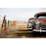 Papermoon Fototapete »Vintage Rusting Cars«