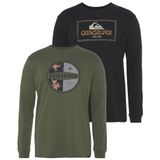 Quiksilver T-Shirt »BLOOM DREAM PACK LS TEE YM«, (Packung, 2 tlg.), im Doppelpack