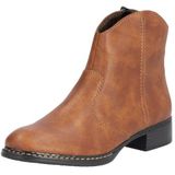 Rieker Cowboy Stiefelette, Westernstiefelette, Stiefelette, Blockabsatz mit Reißverschluss