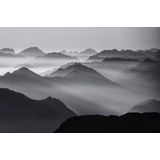 Papermoon Fototapete »Photo-Art ALES KRIVEC, BERGSCHICHTEN«