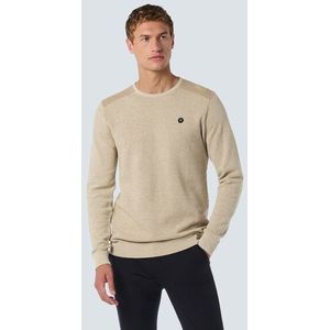 NO EXCESS Rundhalspullover »No Excess Rundhalspullover mit Raffinierter Zwei-Farben-Jacquard«