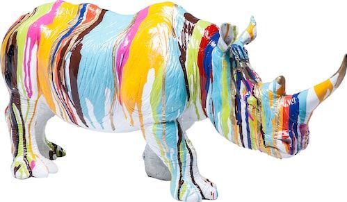 KARE Dekofigur »Deko Figur Rhino Colore 26cm«