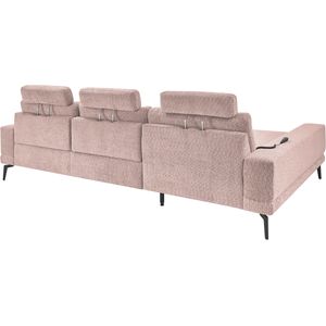 set one by Musterring Ecksofa »SO 3600«, mit Funktion, Kopfstützen und Nierenkissen, Breite 293 x Tiefe 180 cm