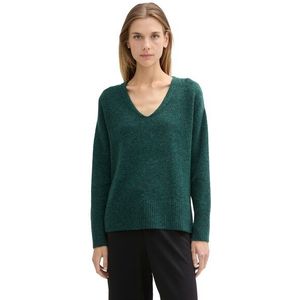 TOM TAILOR Denim Strickpullover, mit V-Ausschnitt