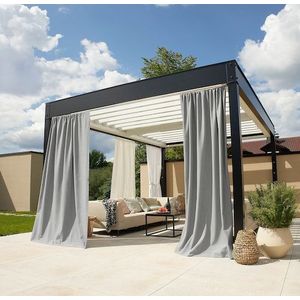 Neutex for you! Vorhang nach Maß »Outdoorvorhang SOLERO«, (1 St.), Uni Outdoorvorhang mit leichter Struktur