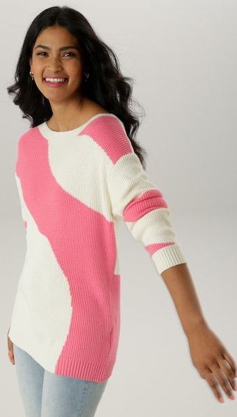 Aniston SELECTED Strickpullover, aus weichem Grobstrick - NEUE KOLLEKTION
