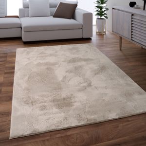 Paco Home Fellteppich »Kunstfell Soft 380«, rechteckig, 14 mm Höhe, Langflor, Kuschelteppich - besonders weich, Uni-Farben