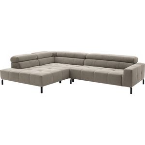 Places of Style Ecksofa »Cleveland, L-Form, incl. Kopfteilverstellung, Breite 311 cm«, wahlweise elektrischer Sitzvorzug