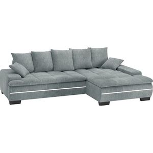 Mr. Couch Ecksofa »Haiti II, L-Form«, RGB-LED Beleuchtung, wahlweise mit Kaltschaum, Bett, Bettkasten