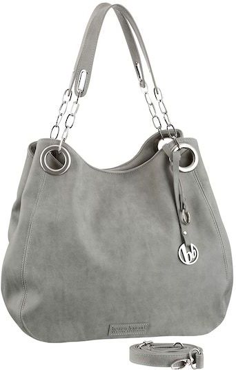Bruno Banani Henkeltasche, mit Schmuckanhänger und silberfarbenen Details