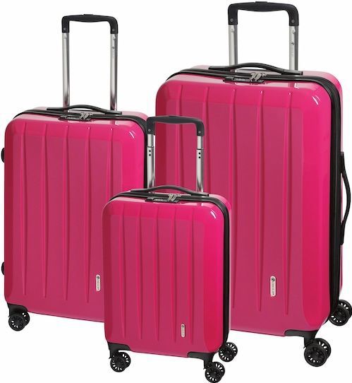 CHECK.IN® Trolleyset »London 2.0«, (Set, 3 tlg.), Kofferset, Gepäckset, klein mittel groß, Handgepäck, Aufgabegepäck
