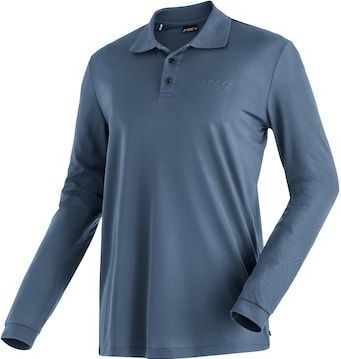 Maier Sports Poloshirt »Ulrich L/S«, Herren Funktionsshirt, langarm Freizeitshirt mit Hemdkragen, Reg. Fit