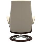 Stressless® Relaxsessel »View«, (Set, Relaxsessel mit Hocker), mit Signature Base, Größe L,Gestell Braun