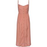 LASCANA Sommerkleid, aus Leinenmix mit Baumwolle, Midikleid, Strandkleid