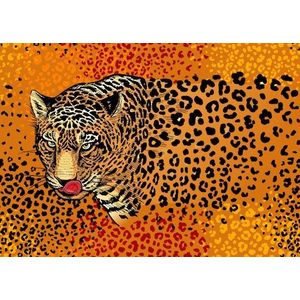 Papermoon Fototapete »ABSTRAKT DESIGN- LEOPARD«
