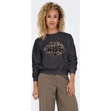 ONLY Sweatshirt »ONLLAUREN L/S LEO O-NECK CC SWT«