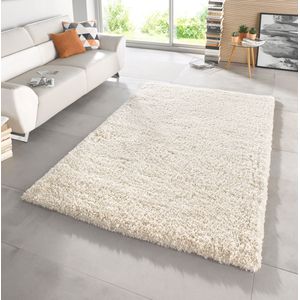 HANSE Home Hochflor-Teppich »Venice«, rechteckig, 45 mm Höhe, meliert, Shaggy, dichter Flor, Uni, robust, Langflor, Wohnzimmer