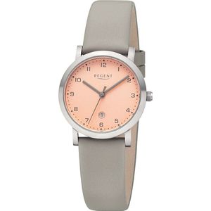 Regent Quarzuhr »12090350 - 3268.90.13«, Armbanduhr, Damenuhr, Datum, Mineralglas, analog