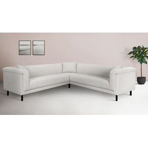 INOSIGN Ecksofa »AGNIA L-Form B/T/H: 244/244/71 cm«, incl. Zierkissen, gleichschenklig, auch in Cord