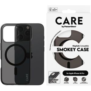CARE by PanzerGlass Handyhülle »Smokey Case für Apple iPhone 16 Pro«, Backcover, Schutzhülle, Handyschutzhülle, Case, Schutzcase, stoßfest