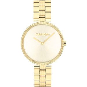 Calvin Klein Quarzuhr »TIMELESS«, Armbanduhr, Damenuhr, Mineralglas, Edelstahlarmband
