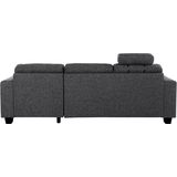TRENDMANUFAKTUR Ecksofa »Chamber, zeitlos und modern, bequem mit hohem Sitzkomfort, L-Form«, inklusive einer Kopfstütze, wahlweise mit Schlaffunktion