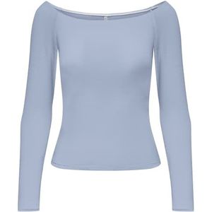 ONLY Langarmshirt »ONLGLAMOUR L/S BOAT NECK TOP BOX CC JRS«
