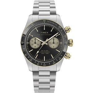 Timex Chronograph »WATERBURY HERITAGE«, Quarzuhr, Armbanduhr, Herrenuhr,Edelstahlarmband,Stoppfunktion