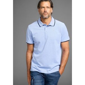 H.I.S Poloshirt, mit sportlichen Kontraststreifen & Logo-Stickerei