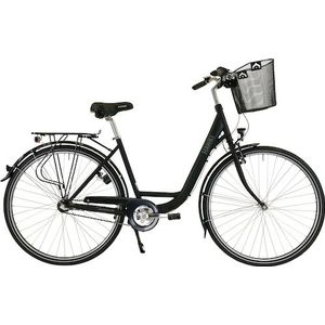 HAWK Bikes Cityrad »City Wave Premium Plus Black«, 3 Gang, Shimano, Nexus Schaltwerk, für Damen und Herren