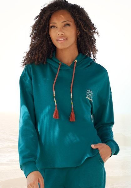 Vivance Hoodie, Kapuzensweatshirt mit Print, Loungewear