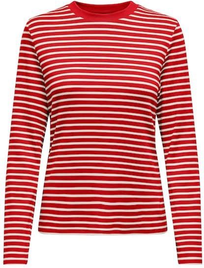 ONLY Langarmshirt »ONLLYON L/S O-NECK TOP BOX CC JRS«