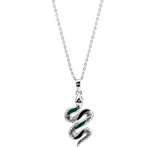 Firetti Kette mit Anhänger »Schmuck Geschenk Silber 925 Halsschmuck Halskette Ankerkette Schlange«, mit Malachit, Onyx