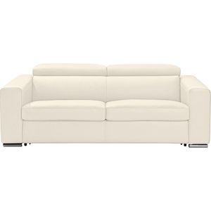 Egoitaliano Schlafsofa »Cabiria, Design und super Sitz- und Liegekomfort«, Sofa inkl. Schlaffunktion, Kopfteile verstellbar, mit Metallfüßen