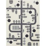HANSE Home Kinderteppich »Town«, rechteckig, 0,9 mm Höhe, Kurzflor, Kinderteppich, Spielteppich, Straßen Design, Kinderzimmer