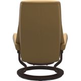 Stressless® Relaxsessel »View«, (Set, Relaxsessel mit Hocker), mit Classic Base, Größe L,Gestell Braun