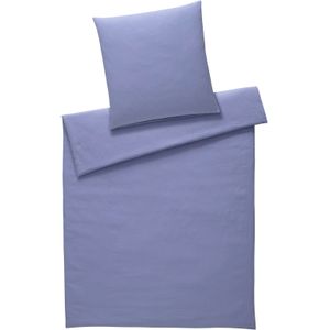 Elegante Bettwäsche »Breeze in Gr. 135x200 oder 155x220 cm«, Bettwäsche in Halbleinen-Qualität, Bettwäsche mit Reißverschluss