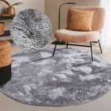 ELLE DECORATION Hochflor-Teppich »Calida«, rund, 28 mm Höhe, Langflor, Shaggy, einfarbig, flauschig, weich, glänzend, modern, uni