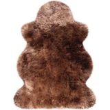 Heitmann Felle Fellteppich »Lammfell farbig«, fellförmig, 70 mm Höhe, echtes Austral. Lammfell, auch als Bettvorleger geeignet, Wohnzimmer
